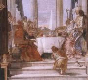 Giambattista Tiepolo The banquet of the Klleopatra